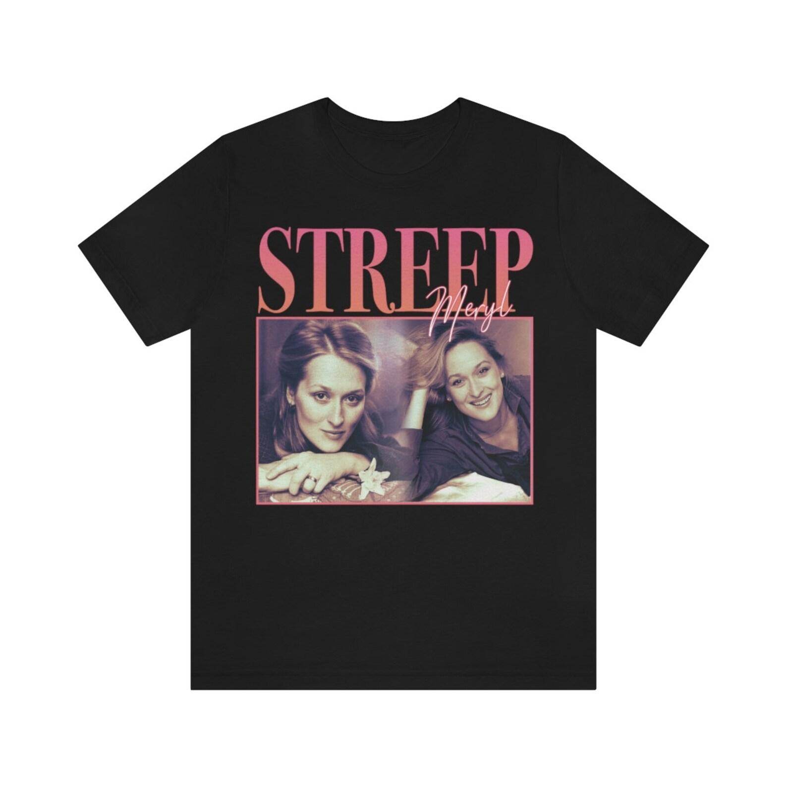 90 s Retro style T-shirt Meryl Streep S