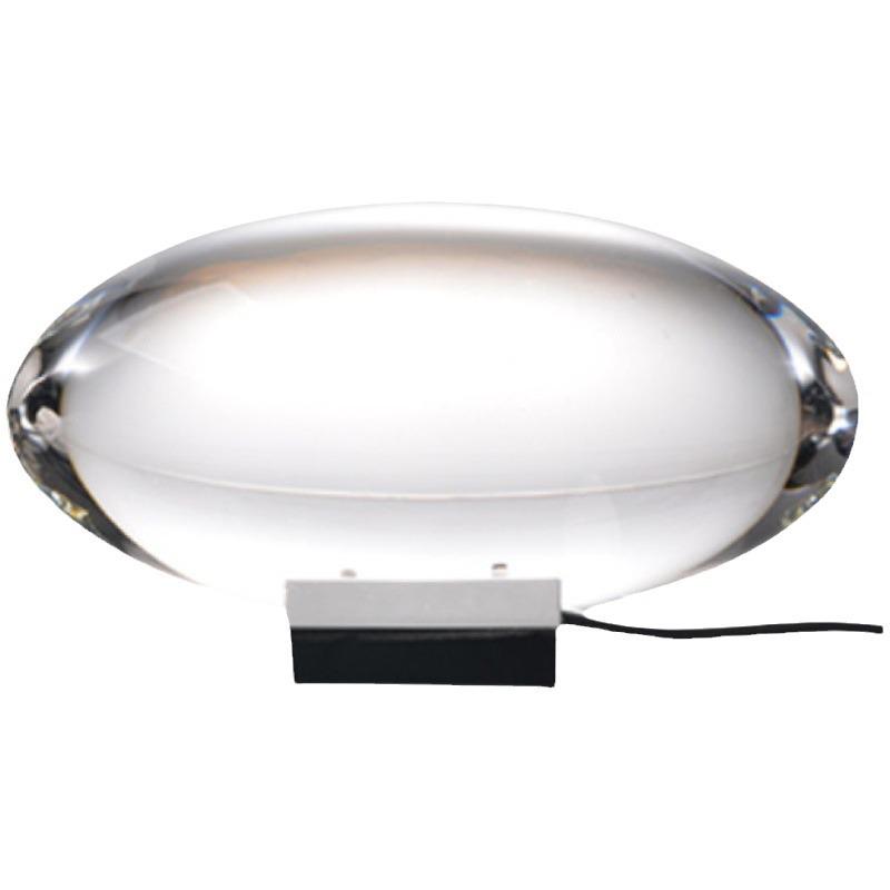 Italian Crystal Angel Lamp - Atmospheric Bedroom Table Light