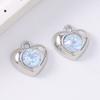 5pcs Exquistite Crystal Zircon Love Heart Charms Pendants for Making Necklace Earrings Bracelet DIY Handmade Jewelry Accessories