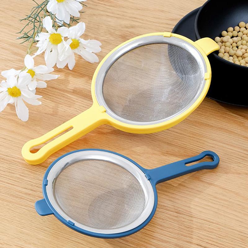 Wire Sieve Fine Mesh Oil Strainer Flour Sifter Sieve Colanders Kitchen Tools