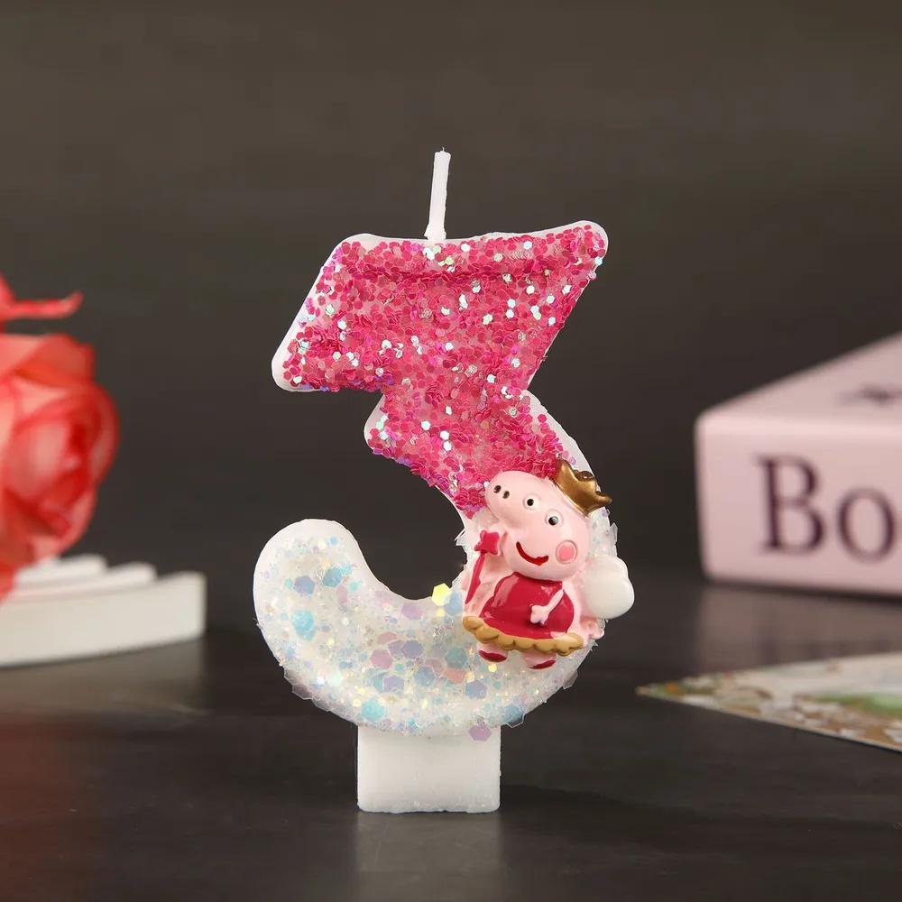 

Creative Cartoon Number Birthday Cake Candles Set for Children Party Decorations Fun and Safe Cake Toppers for Special Occasions One Size