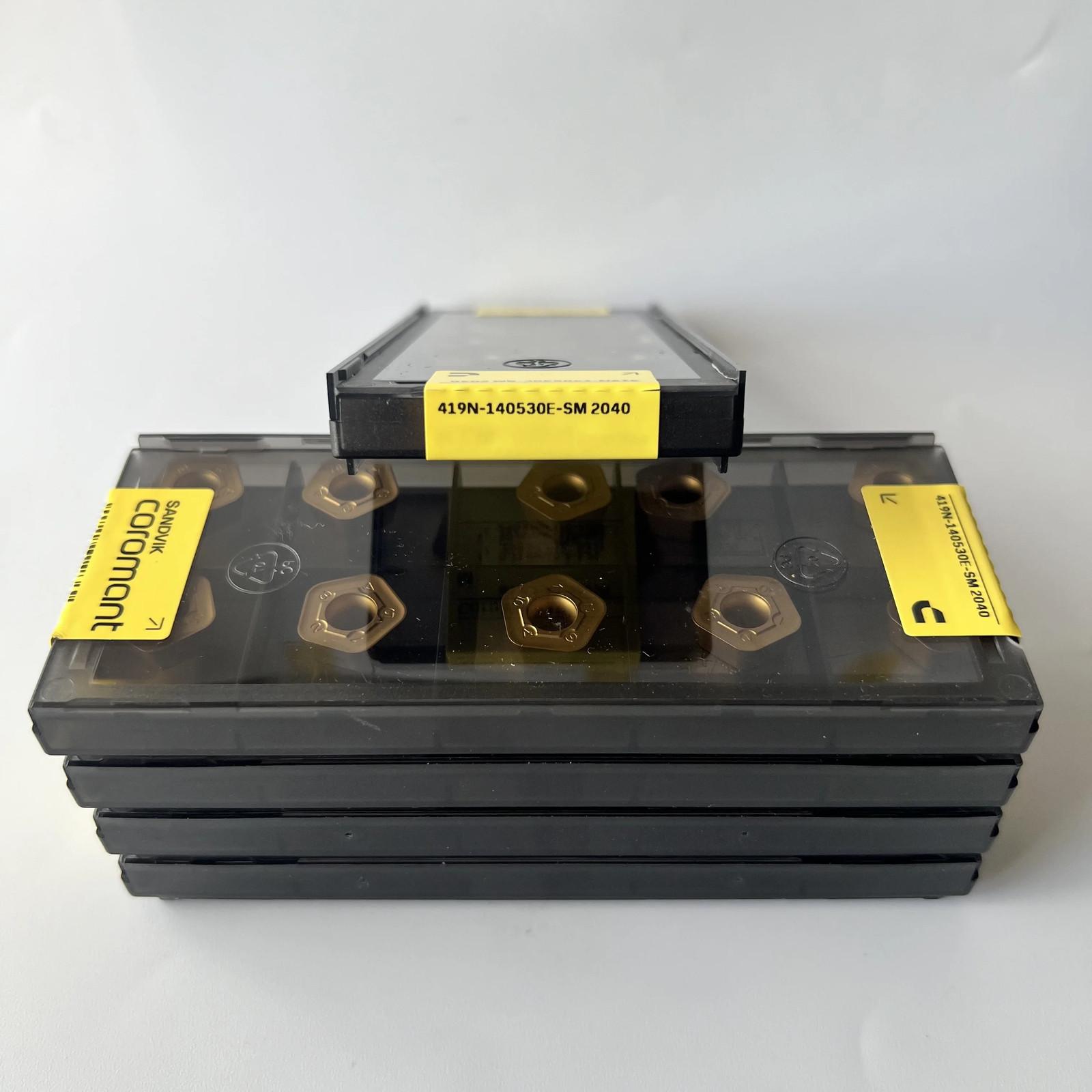 

SANDVIK / 419N-140530E-SM 2040 / Industrial indexable Carbide Inserts 10 Pcs