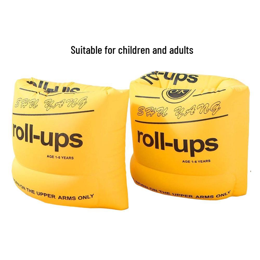 

Ретро плавальні нарукавники - Подвійні надувні нарукавники для дорослих та дітей, Ідеальні для навчання плаванню в Данії.