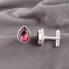 Rare Rhodolite Gemstone 925 Sterling Silver Handmade Jewelry Cufflink For Father CL-5-9