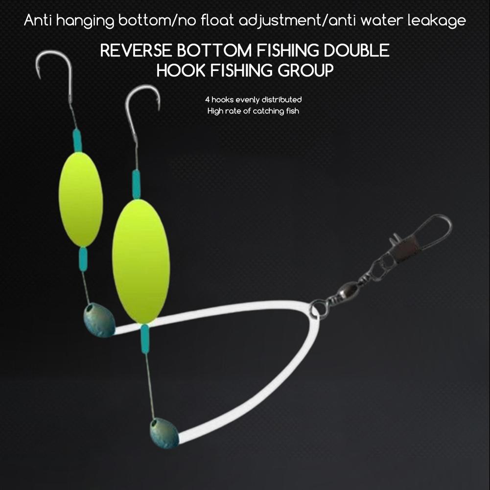 Surfs Pesca Anzol Montagem Pompano com Bóias Equipamentos de Pesca Versáteis para Pesca em Água Salgada Água Doce para Amantes da Pesca