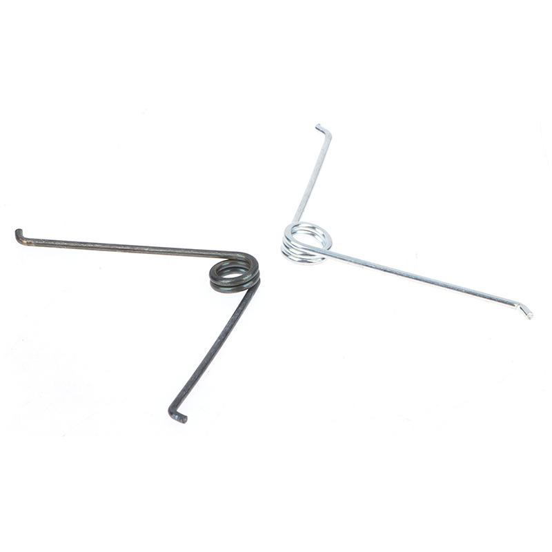 10 resortes de compresión de acero inoxidable redondos en forma de V para jardinería.