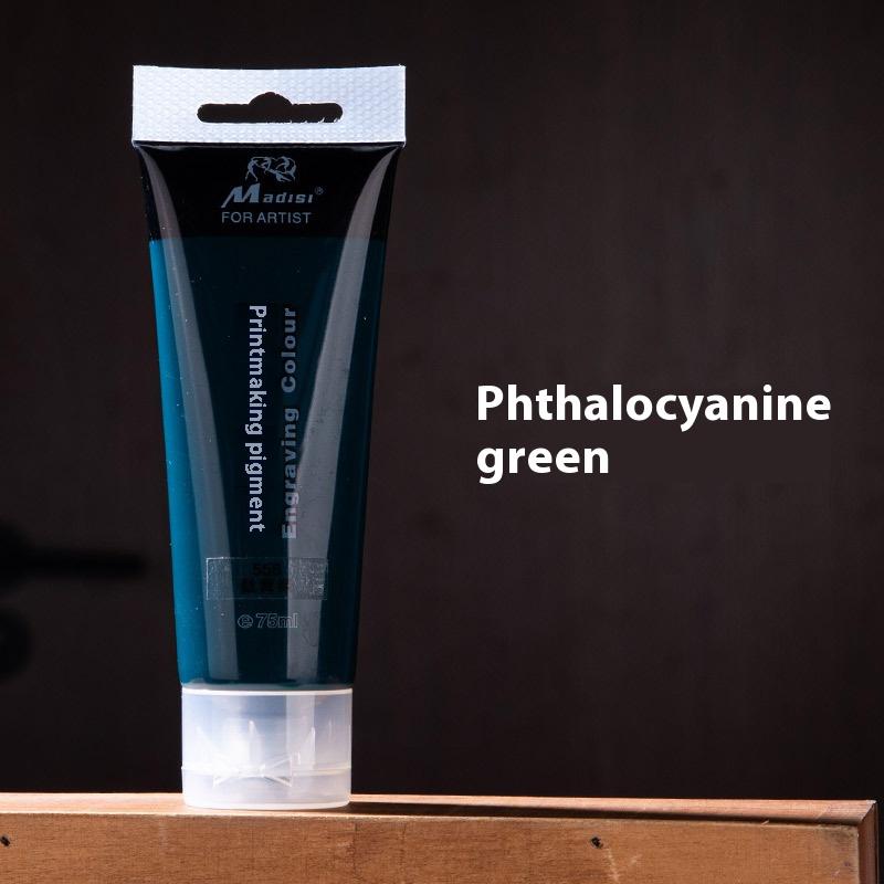 75ml Water-Based Printmaking Ink Paint Vibrant Pigments Smooth Texture Washable for Artist Studio Embossing Engraving Creations
