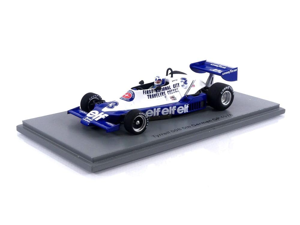 

Spark Tyrrell 008 1978 F1 German GP 5th place Pironi , 1/43 #3 D.