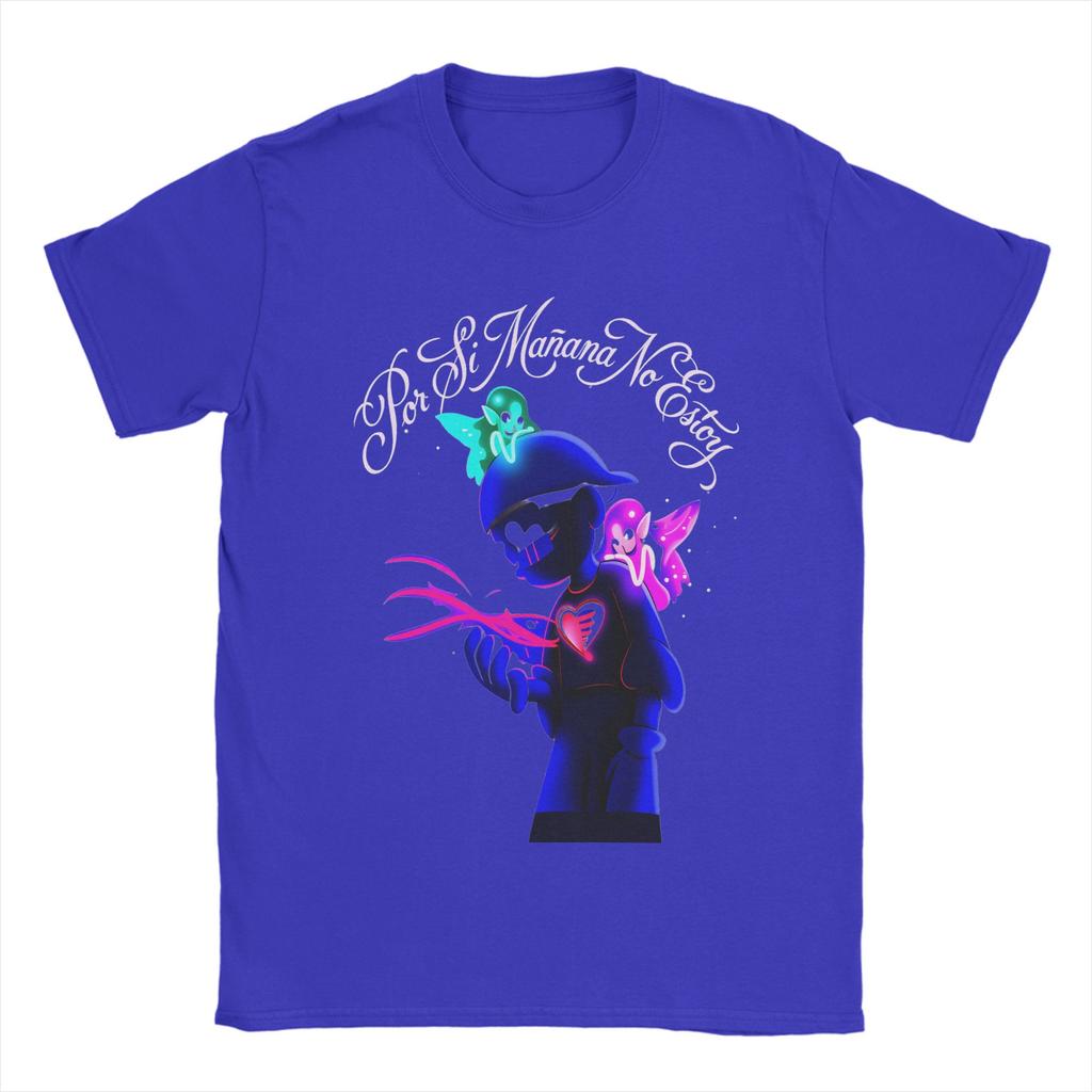 Vintage Por Si Mañana No Estoy TShirts for Unisex O Neck Pure Cotton T Shirt Short Sleeve Tee Shirt Plus Size Clothing