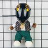 Helmet Small Model Suzaku Print Racing Trunk Decoration Car Pendant Home Decoration Collection Mini Bear Helmet
