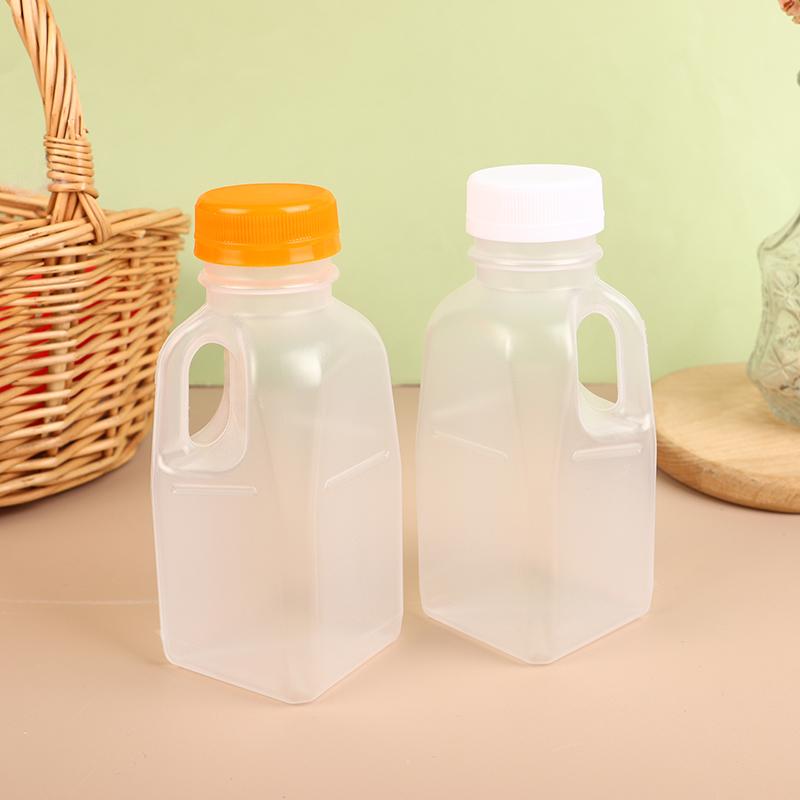 1ks 320/500ml průhledná dětská láhev na vodu plastová láhev na džus domácí mazlíčky láhev na mléko s víkem kempování a turistika nádobí na pití