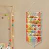 4-layer Hanging Storage Bag for Labubu Wall Hanging Display Holder for Labubu Doll Pendent Plush Toys Organizer Shelf