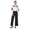 Only Womens/Ladies Faux Leather Wide Leg Palazzo Trousers