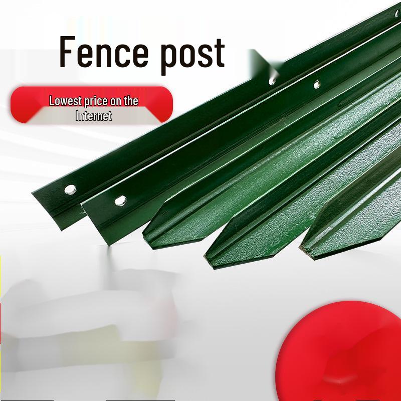 Pointed Angle Iron Tension Rod for Vegetable Garden and Sheep Pen Fence Support