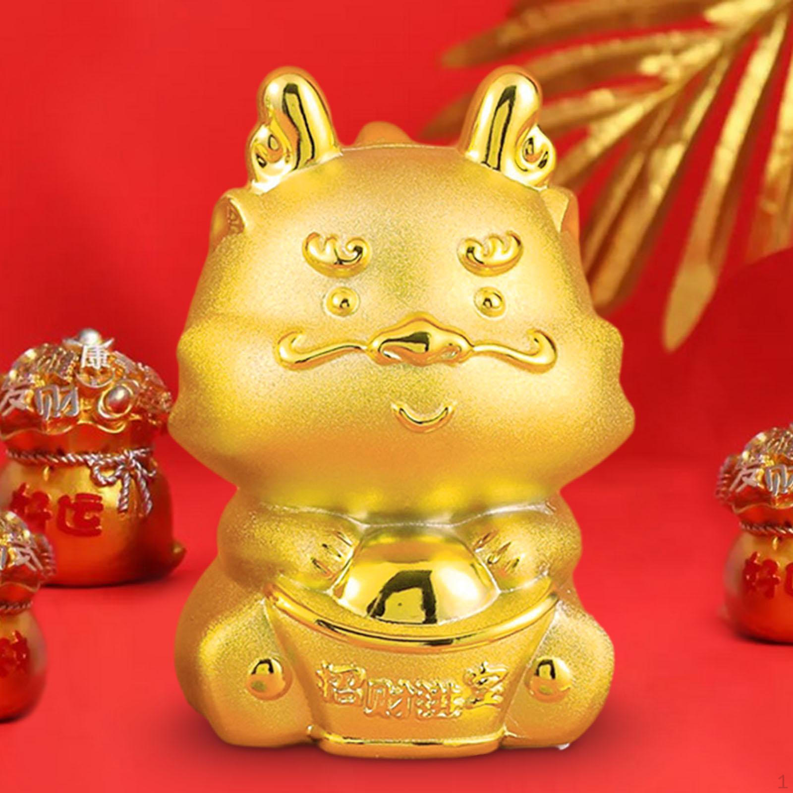 

Коробка для сохранения статуи китайского дракона. Элегантное украшение для празднования лунного года. Style B