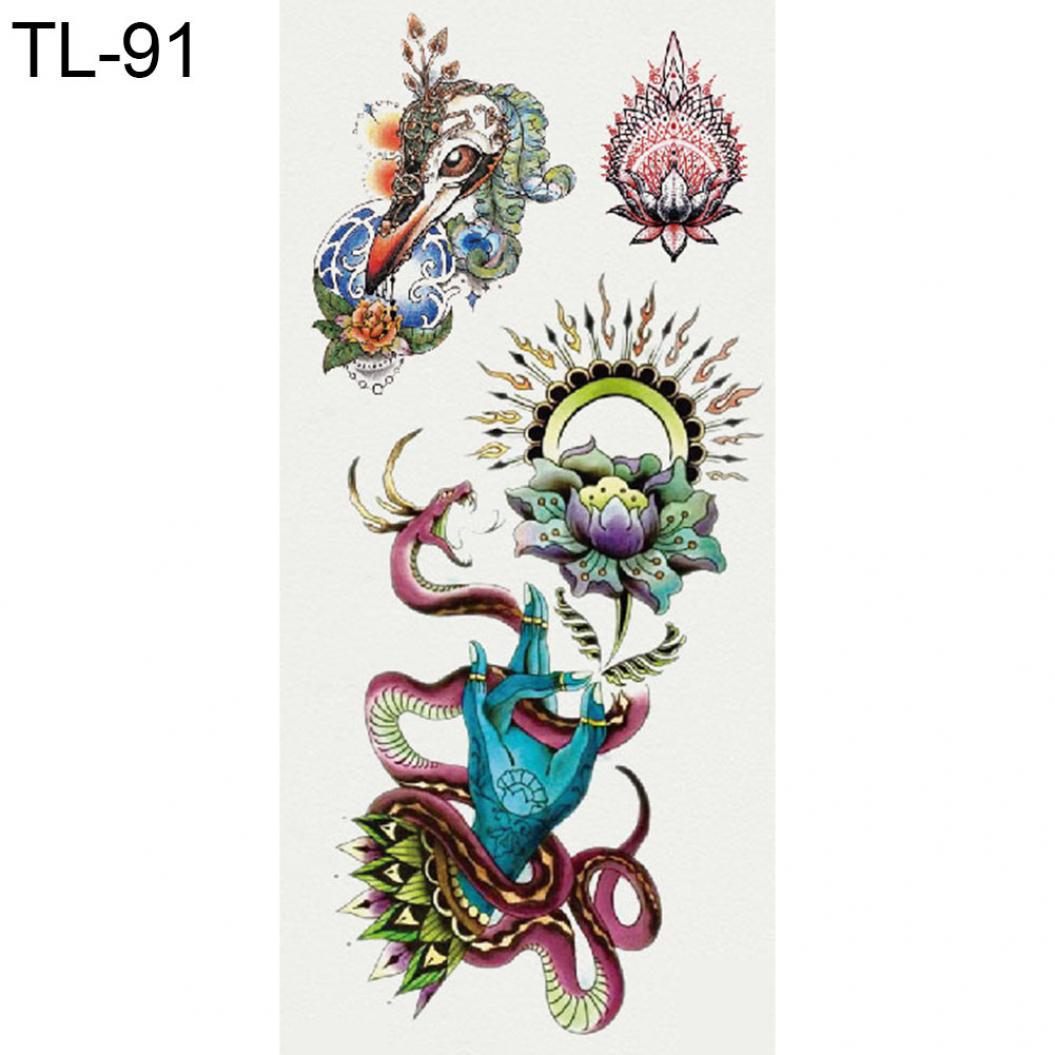 

Водонепроницаемая временная татуировка Наклейка Боди Арт Змея Кошка Собака Сова Наклейки