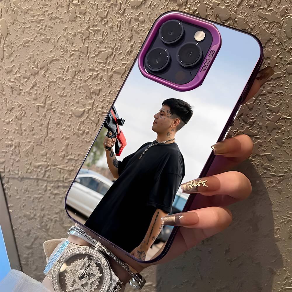 Rapper AMERI D-DUKI For iPhone 17,16,15,14,13,12,11,Mini,Pro,E,SE4,XS,MAX Purple Candy Matte Cover