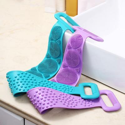 Yousheng Silicone Back Scrubber Easy To Clean 5mm Thick Design Double-Sided Exfoliation Massage Bath Scrubber