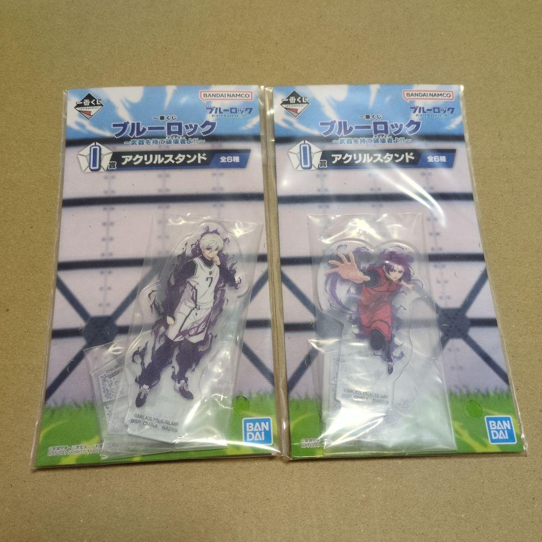 Blue Lock Ichiban Kuji Acrylic Stand Nagi Seishiro Mikage Reo