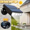 Powerful 4 LED Solar Security Lights Outdoor Decor Sensor Motion 3 Modes Street Waterproof Lamp Wall Night Work Light for Garden