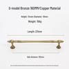 Bronze Brass Pull Handle: New Chinese Style Cabinet, Wardrobe & Drawer Retro Door Handle