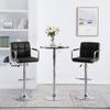 Day and Night - Day and Night Kitchen Stools 2 Units Black Synthetic Leather
