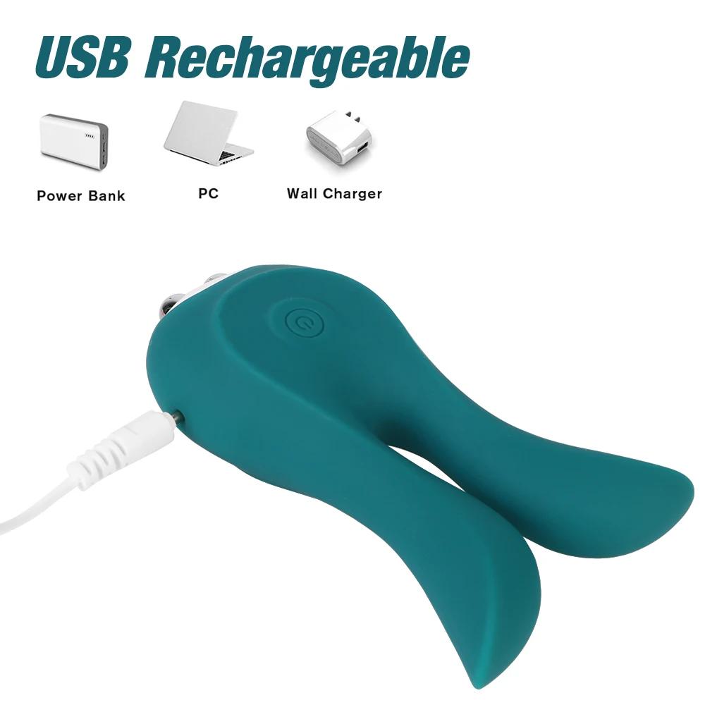 G-spot Vaginal Massager Breast Nipple Clitoris Stimulator Sex Toy for Women Men Cute Rabbit Vibrator Female Masturbation