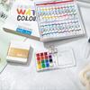8/15 Grid Paint Pigment Box Mini Empty Paint Box Art Supplies Watercolor Paint Palette  Outdoor