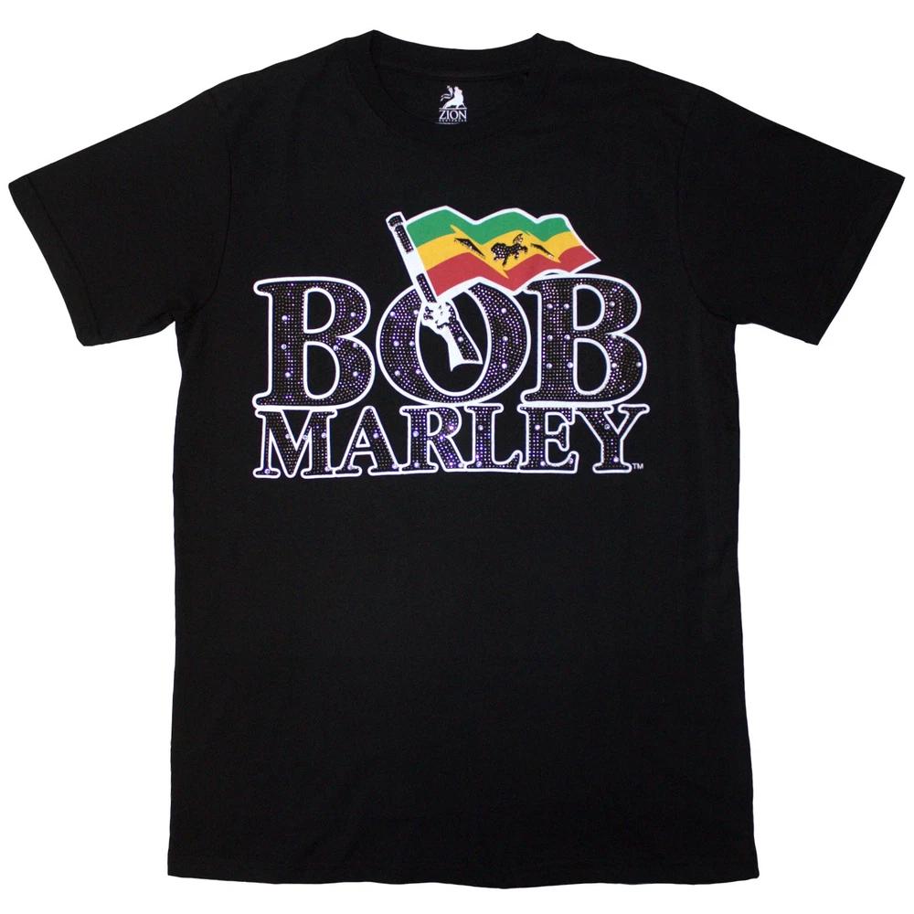 Bob Marley Flag Logo T Shirt XL