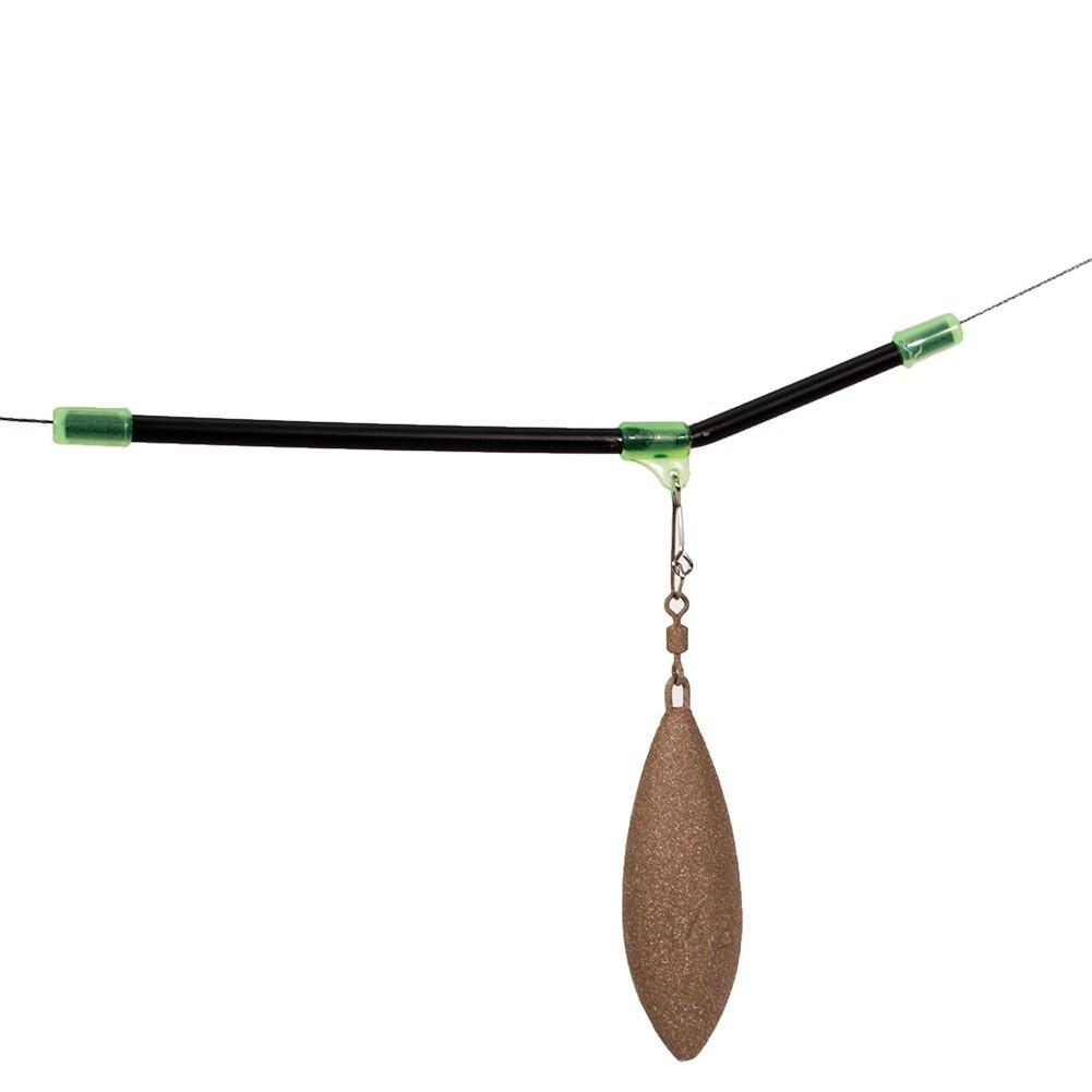 Hassle Fishing with 5pcs Sea Fishing AntiTangle Feeder Luminous Snaps