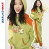 Cute Patchwork Sweater Set Children and Teens Hooded