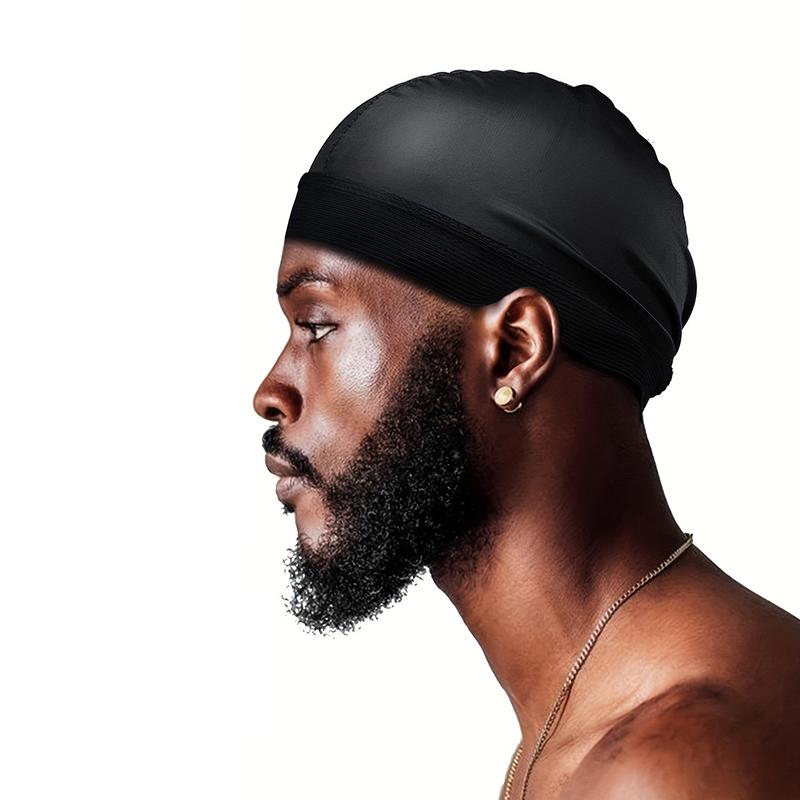 Children's Simulation Silk Wave Hat Versatile Headscarf Hat with Round Head Cover