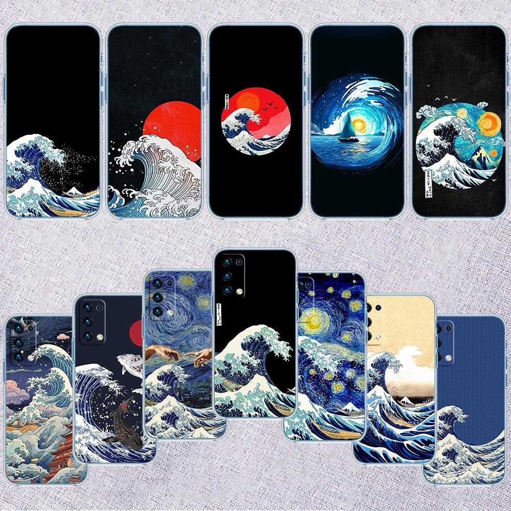 Great Wave Off Kanagawa Case for Motorola G10 G20 G30 G31 G32 G34 G35 G41 G42 G50 G51 G52 G55 G60 G60S G62 G71 G72 G75