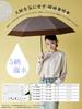 KIZAWA Folding Reverse 55cm UV Light Suitable for Sun and Level 5 Water Full Light Heat Inverted Bamboo Handle Parasol, Fold, Lightweight, Compact,