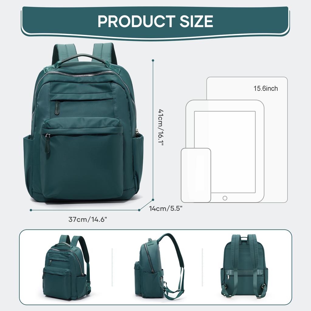 Trendy School Backpack for Girls Waterproof Nylon Rucksack Teenager Large Capacity Kawaii Student School Bag  Cute BookBag