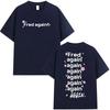 Fred Again Musica Album Fan Magliette Uomo Donna Moda Estiva Cotone Oversize Maglietta Abbigliamento T-shirt