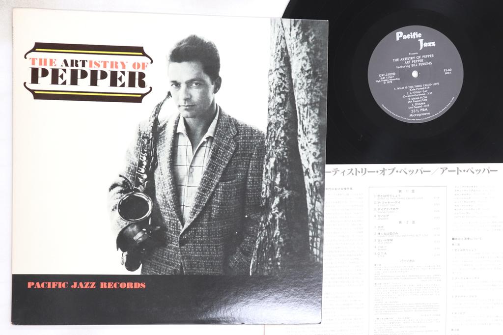 LP Record ART PEPPER - Artistry Of Pepper GXF3102M PACIFIC JAZZ 1978 Japan Jazz Used