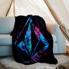 V-VOLCOM LOGO4 printed throw blanket—lightweight,soft,warm;versatile blanket for all seasons—perfect as &air-conditioning throw,nap blanket