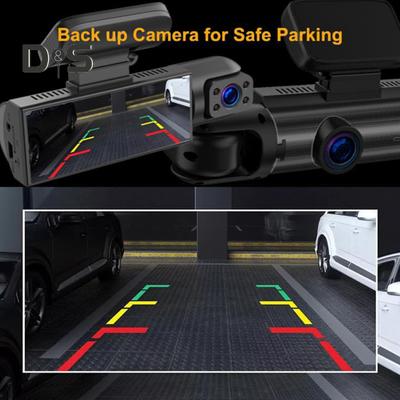1080P Dash Cam Driving Recorder with Night Vision Loop Recording Wide-Angle Universal Easy To Install Dual Camera Dash Cam
