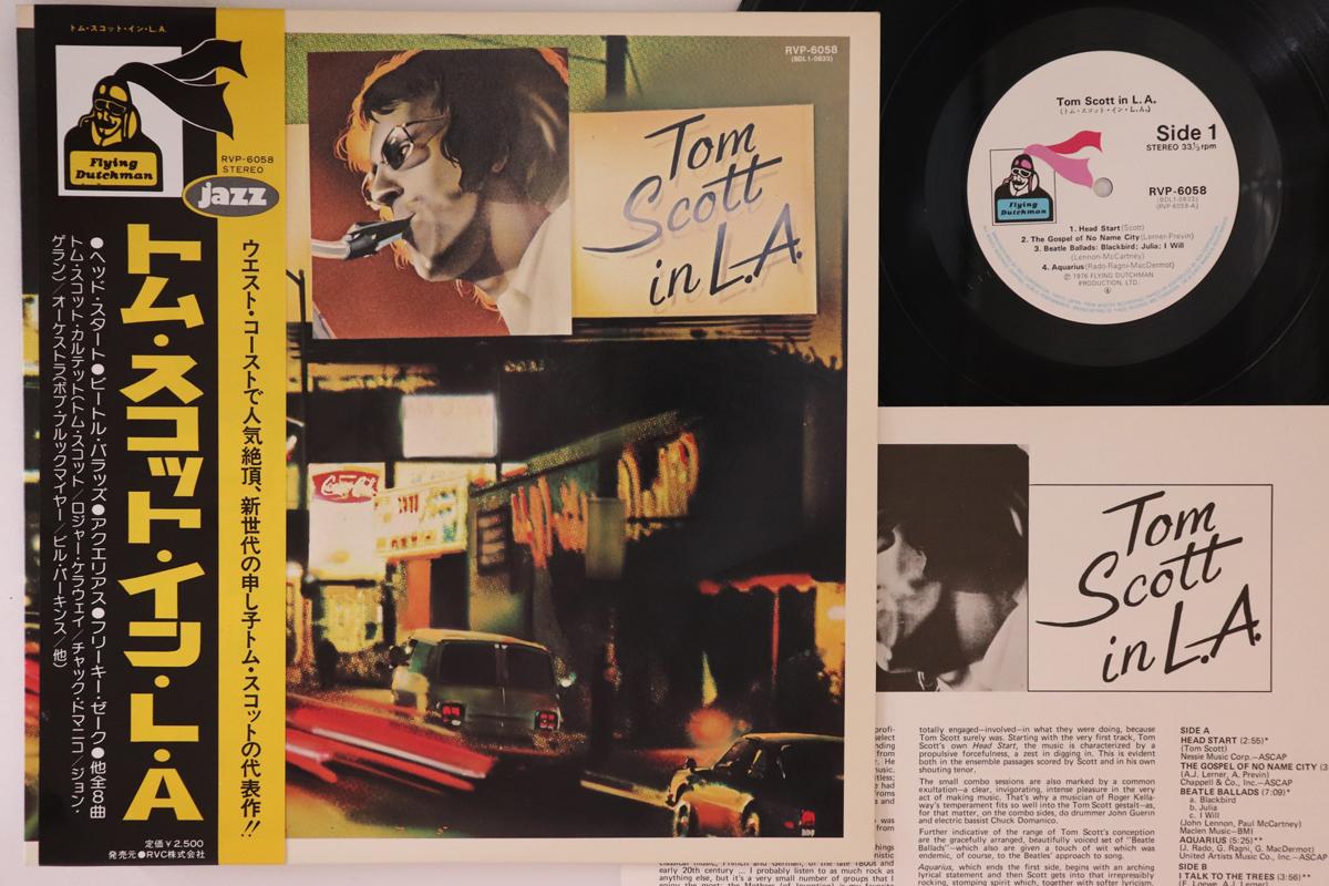 

LP Record TOM SCOTT - Tom Scott In L.a. RVP6058 FLYING DUTCHMAN 1976 Japan Obi Jazz Used