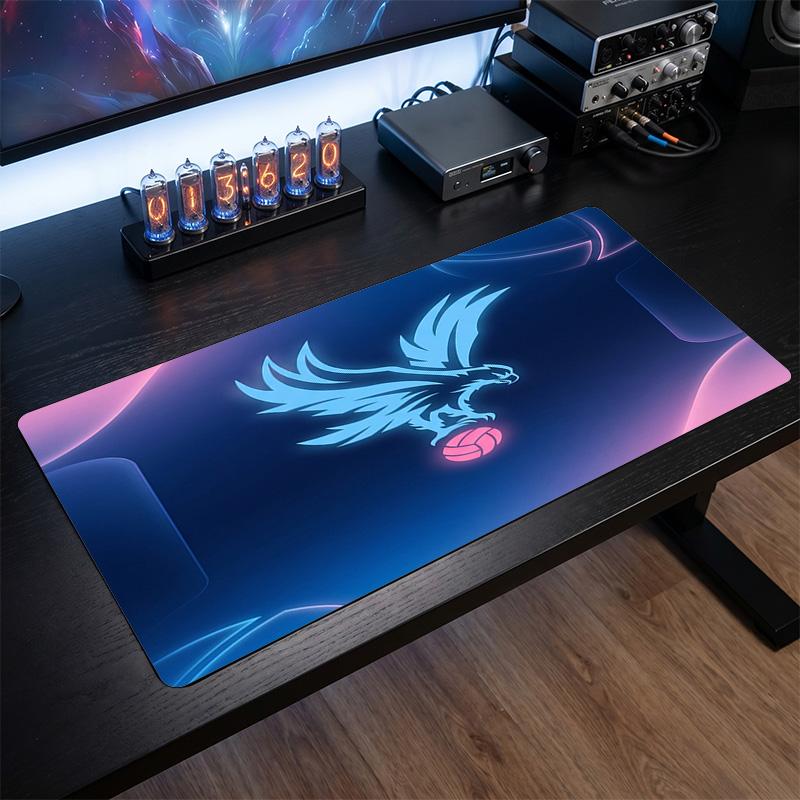 Tappetino Mouse Grande Stampa Calcio Crystal Palace, Tappetino Esteso Antiscivolo per Scrivania da Gioco per Ufficio Casa