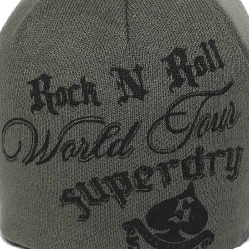SUPERDRY Heritage Logo Graphic Beanie Khaki