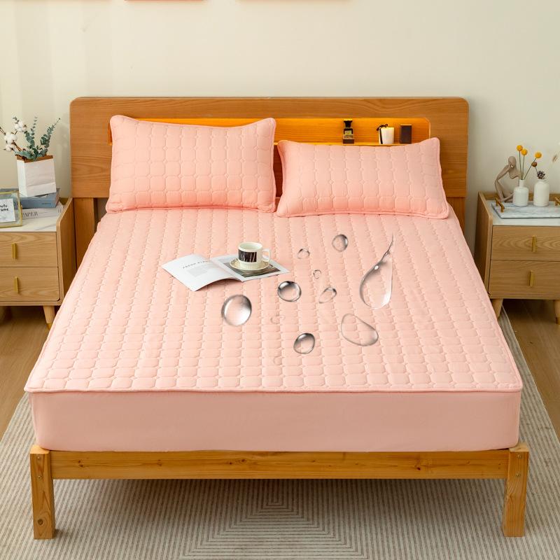 Grenzüberschreitende, gesteppte, wasserdichte Isolierunterlage, Spannbettlaken, Bettbezug, Außenhandel, verdickter Simmons-Schutzbezug, Matratzenbettwäsche