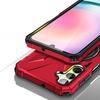 MagSafe Case for Samsung Galaxy A54 5G, Armored with Stand and Holder Plate, Red
