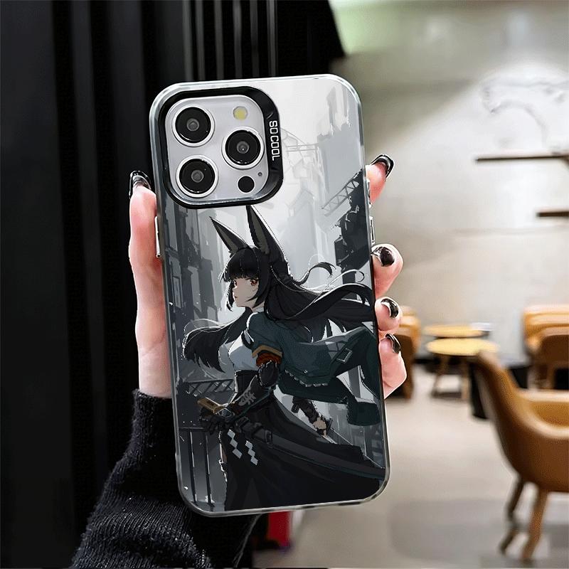 Zenless Zone Zero Hoshimi Miyabi Weiche Handyhülle für iPhone 15 16 17 Pro Max 17Air 16E 14 Plus 13 12 Mini Stoßfeste Rückabdeckung