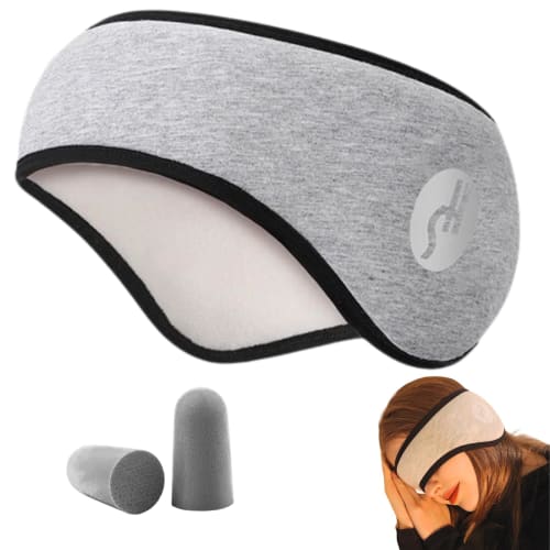 

DIZLAS Earmuffs, Earplugs, Sleep Aids, Soundproofing, Nightmin, Hyperacusis, Warming (Gray)