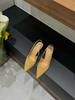 Women's Silver Pointed Toe Spring French Style Elegant Feminine Sandals - Perfect for Daily Wear