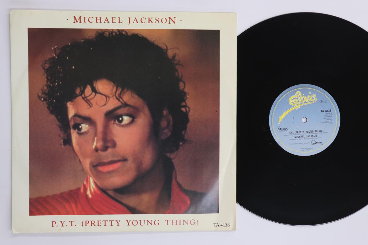 

12inch Record MICHAEL JACKSON P.y.t. Pretty Young Thing TA4136 EPIC 1984 UK SoulFunk Used