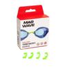 Madwave Plastic Swimming Goggles with Mirrored Coating Turbo Racer II Rainbow