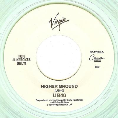 7inch Record UB40 - Higher Ground S717596 Virgin, Cema Sp 1993 US Reggae, Ska & Dub Used